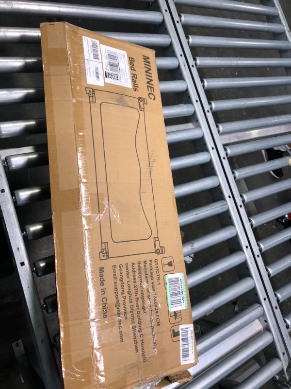 Photo 1 of MININEC Bed Rail for Toddlers Baby, Long Toddler Bedrail Guard for Kids Children, Strong Babies Bed Rail for Twin, Full Size, Queen & King Mattress with Reinforced Anchor Safety White 47.2 * 27.5 in