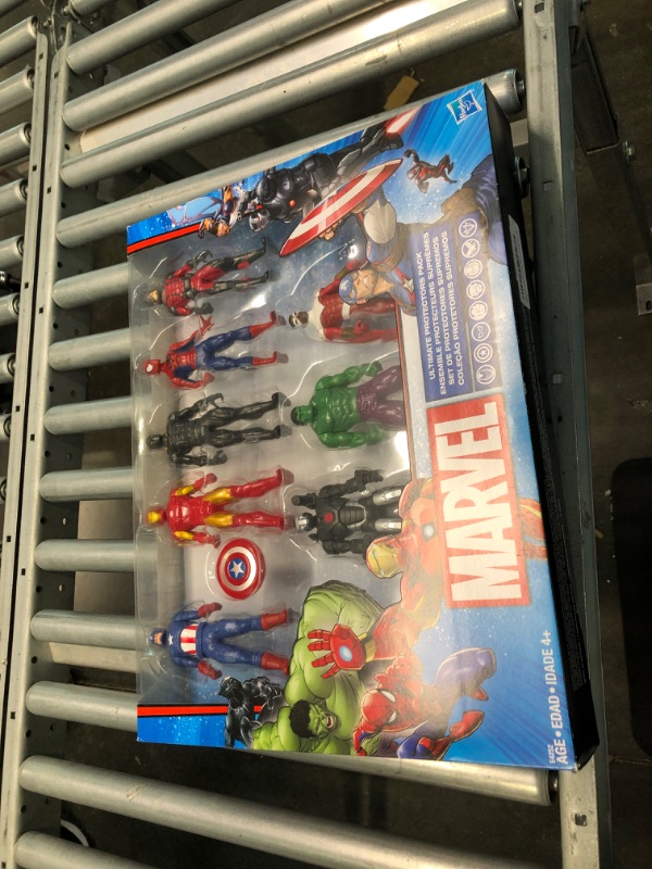 Photo 3 of Marvel Avengers Action Figures - Iron Man, Hulk, Black Panther, Captain America, Spider Man, Ant Man, War Machine & Falcon! (8)