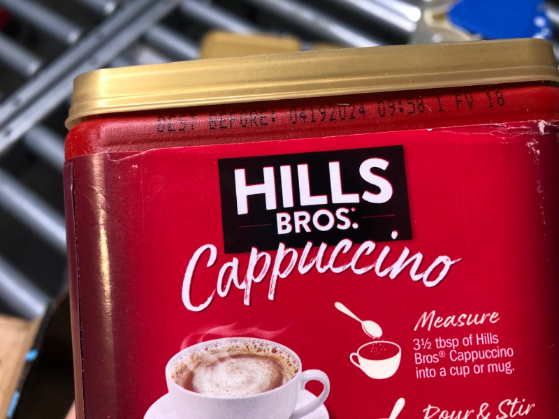 Photo 4 of Hills Bros. Instant Cappuccino Mix, French Vanilla - Easy to Use, Enjoy Coffeehouse Flavor from Home – Decadent Cappuccino with a Hint of Sweetness and Vanilla in Light Coffee (16 Ounces, Pack of 6) French Vanilla 16 Ounce (Pack of 6)