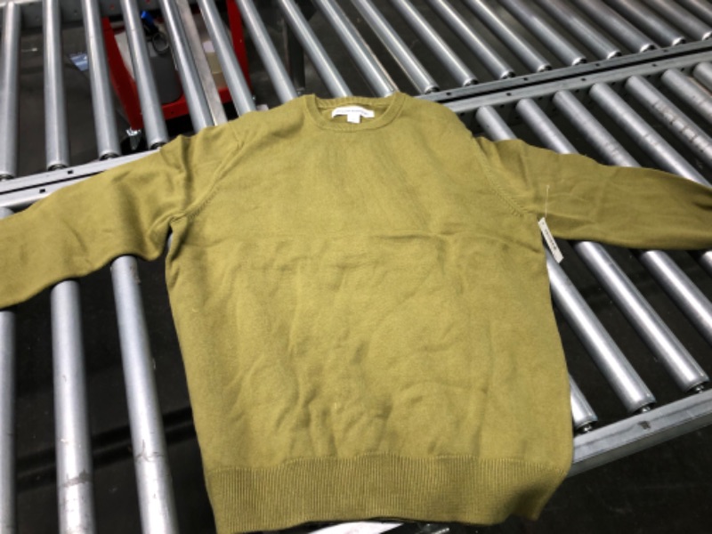 Photo 3 of Amazon Essentials Men's Crewneck Sweater (Available in Big & Tall) Medium Golden Olive