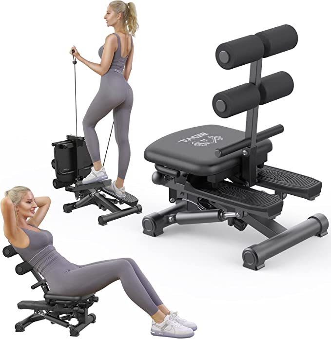 Photo 1 of BESVIL Stair Stepper for Exercise with Resistance Bands,AB Workout Machine for Home Gym