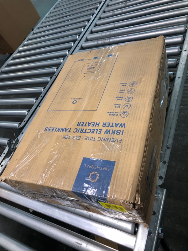 Photo 7 of Airthereal Electric Tankless Water Heater 18kW, 240Volts - Endless On-Demand Hot Water - Self Modulates to Save Energy Use - Small Enough to Install Anywhere - for 2 Showers, Evening Tide series