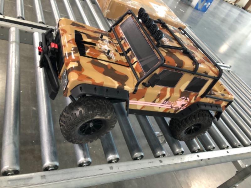 Photo 7 of LAEGENDARY RC Crawler - 4x4 Offroad Crawler Remote Control Truck for Adults - RC Car, RC Rock Crawler, Fast Speed, Electric, Hobby Grade Car- 1:8 Scale, Brushed, Camo Camo 1:8 Scale