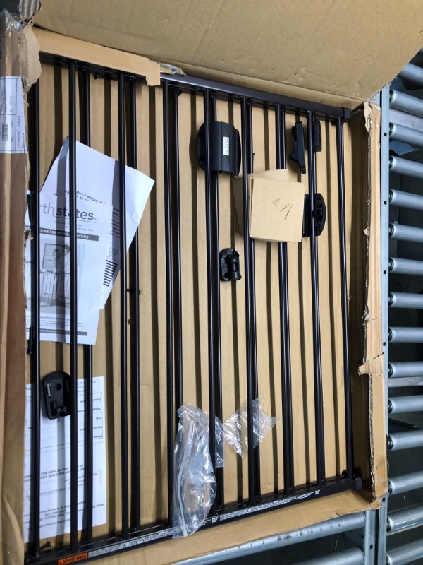 Photo 1 of Toddleroo by North States 47.85" Wide Easy Swing & Lock Baby Gate - Series 2: Extra Security Safety Latch. Hardware Mount. Fits Openings 28.68" - 47.85" Wide (31" Tall, Matte Bronze)