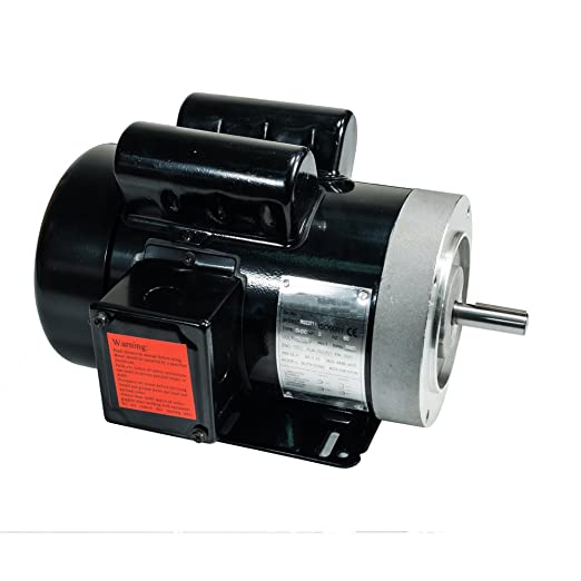 Photo 1 of 2 HP Electric Motor 56C Frame 5/8" Shaft Single Phase 115/230 Volt 3450 RPM TEFC