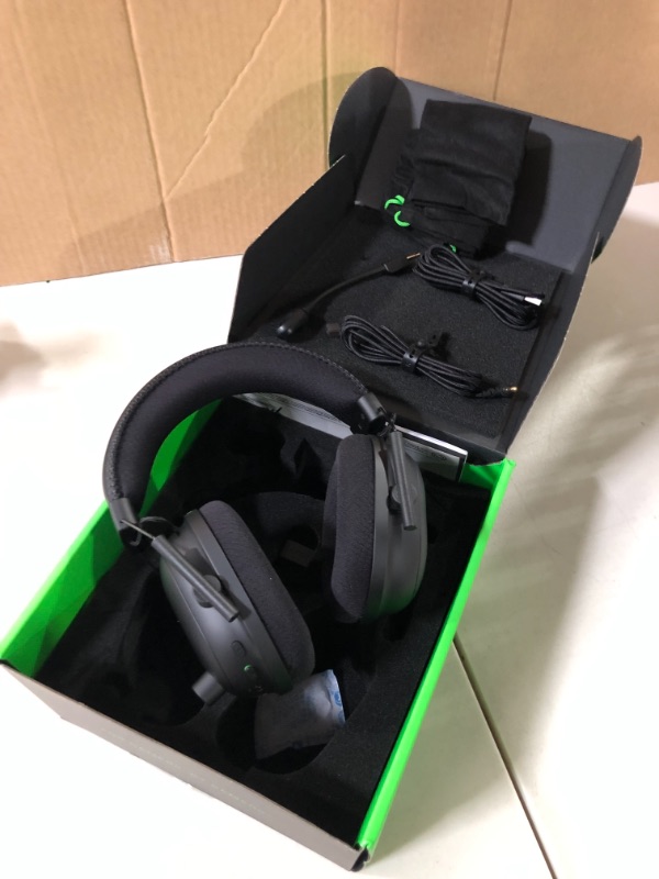 Photo 2 of Razer BlackShark V2 Pro Wireless Gaming Headset: THX 7.1 Spatial Surround Sound - 50mm Drivers - Detachable Mic - for PC, PS5, PS4, Switch, Classic Black