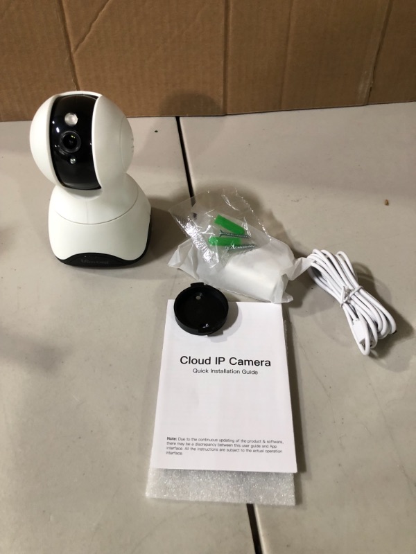 Photo 3 of VIMTAG Pet Camera, 2.5K HD Pet Cam,360° Pan/Tilt View Angel with Two Way Audio, Dog Camera with Phone APP, Motion Tracking Alarm,Night Vision,24/7 Recording with Cloud/Local SD, Smart Home Indoor Cam AWhite