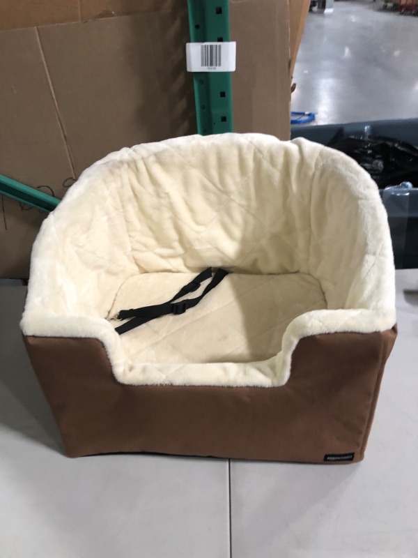 Photo 1 of Amazon Basics Pet Car Booster Bucket Seat Tan Small