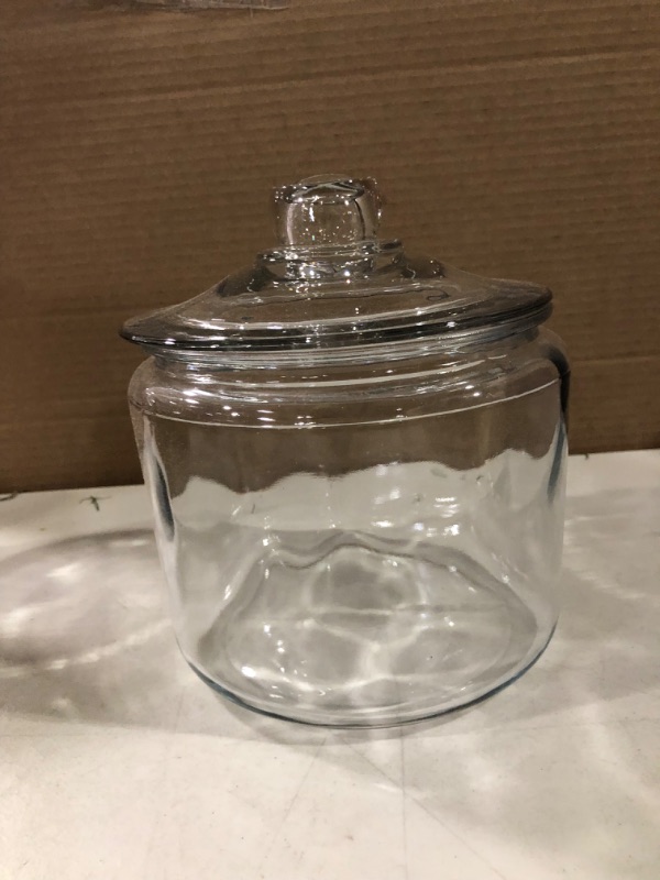 Photo 2 of Anchor Hocking 3 Quart Heritage Hill Glass Jar with Lid 