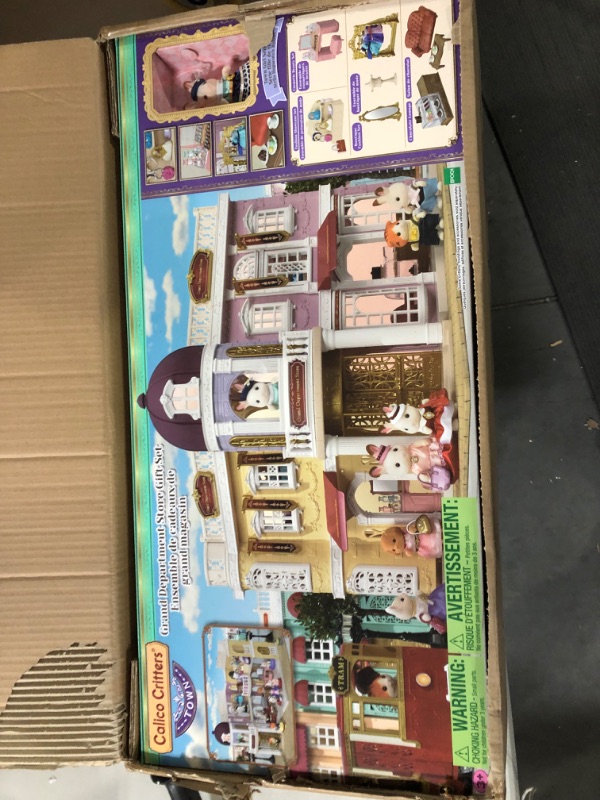 Photo 2 of Calico Critters Town Series Grand Department Store Gift Set, Fashion Dollhouse Playset, Figure, Furniture and Accessories Included Town Grand Department Store Gift Set