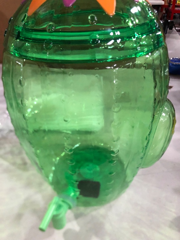 Photo 2 of 2gal Plastic Cactus Beverage Dispenser - Sun Squad