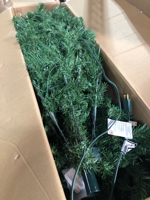 Photo 1 of 7 ft. North Valley Spruce Hinged Artificial Christmas Tree 