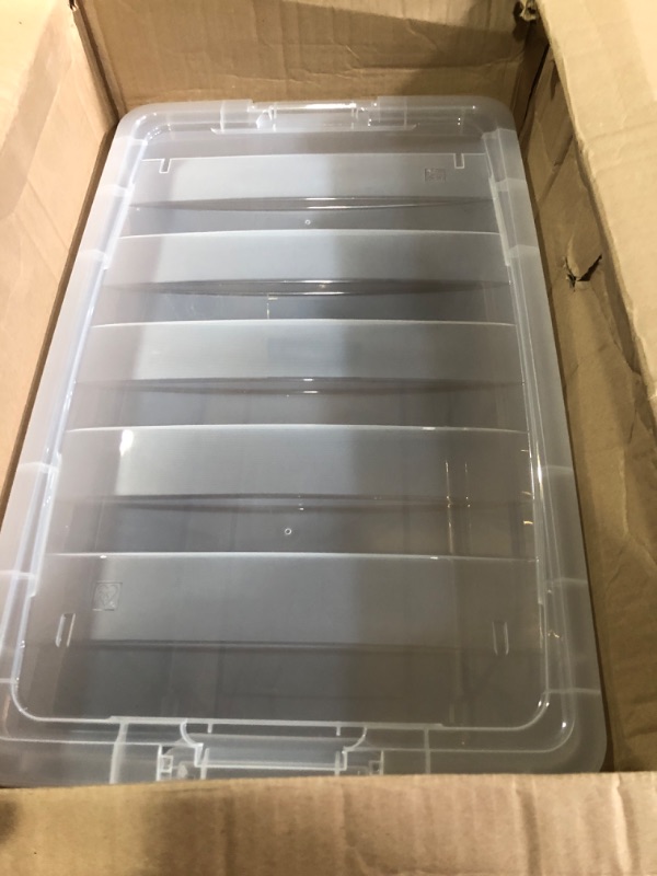 Photo 2 of  72 Qt. Plastic Storage Bin Tote Organizing Container