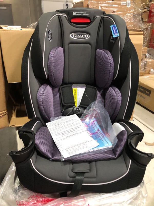 Photo 2 of Graco SlimFit 3 in 1 Car Seat, Slim & Comfy Design Saves Space in Your Back Seat, Annabelle