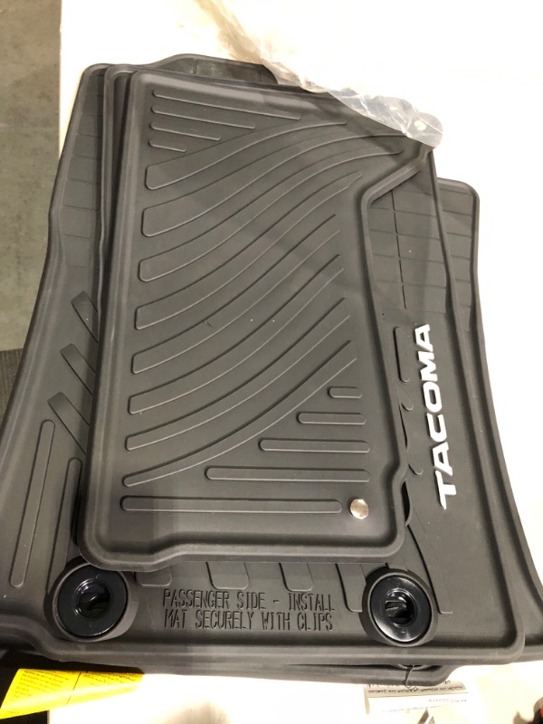 Photo 1 of Genuine Toyota Accessories PT908-35126-20 Front and Rear All-Weather Floor Mat - (Black), Set of 4