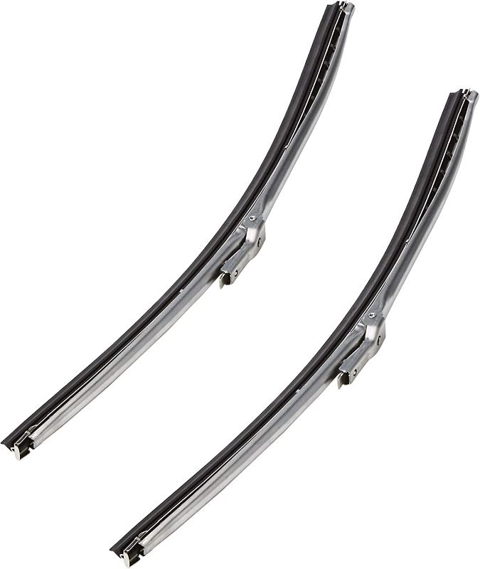 Photo 1 of 2 Wiper Set - Trico 33-150 Classic Silver Wiper Blades - 15" fits 7mm Bayonet Wiper Arms (Pack of 2 Wipers)