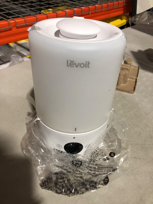 Photo 2 of *CHECK NOTES* LEVOIT Smart Cool Mist Humidifiers, Top Fill Essential Oil Diffuser, Auto Humidity Adjustment with Sensor, Remote Control, 3L, White