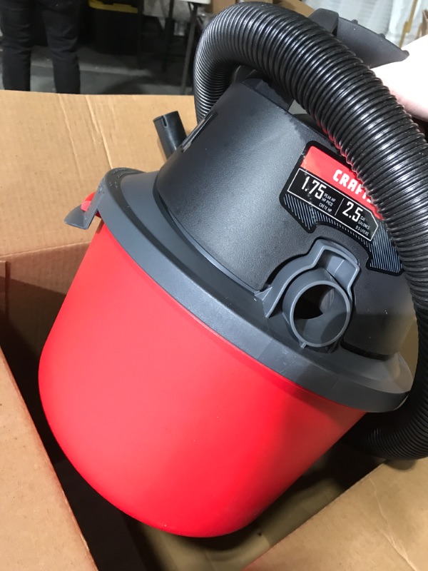 Photo 3 of *PARTS ONLY*
CRAFTSMAN CMXEVBE17250 2.5 Gallon 1.75 Peak HP Wet/Dry Vac