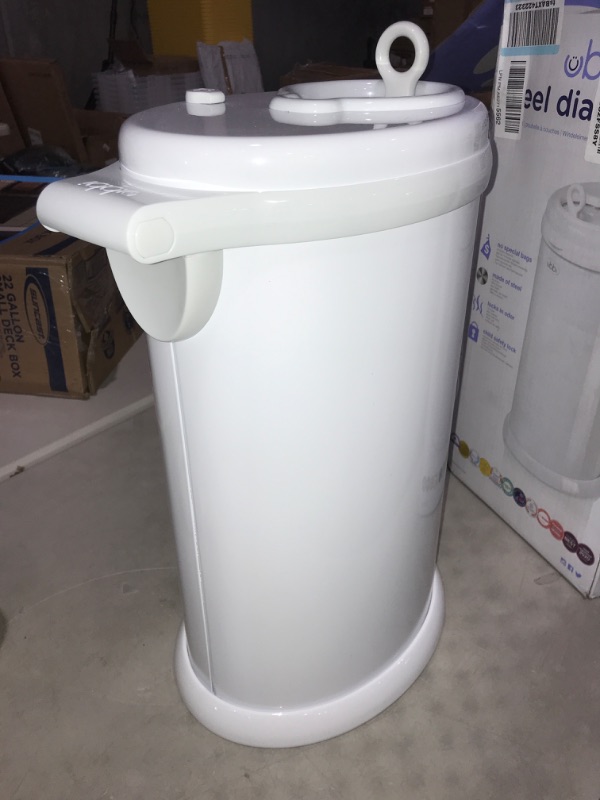 Photo 3 of Diaper Pail, White