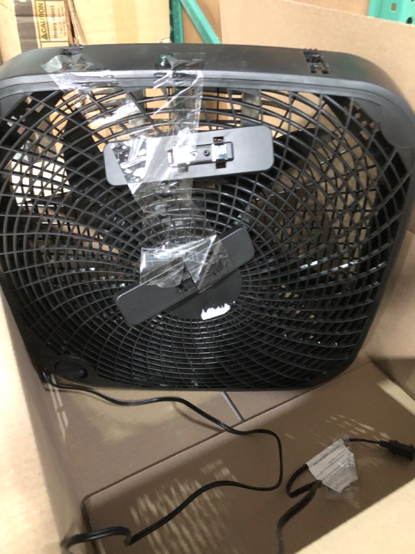 Photo 2 of Amazon Basics 3 Speed Box Fan, 20-Inch 20-inch Box Fan