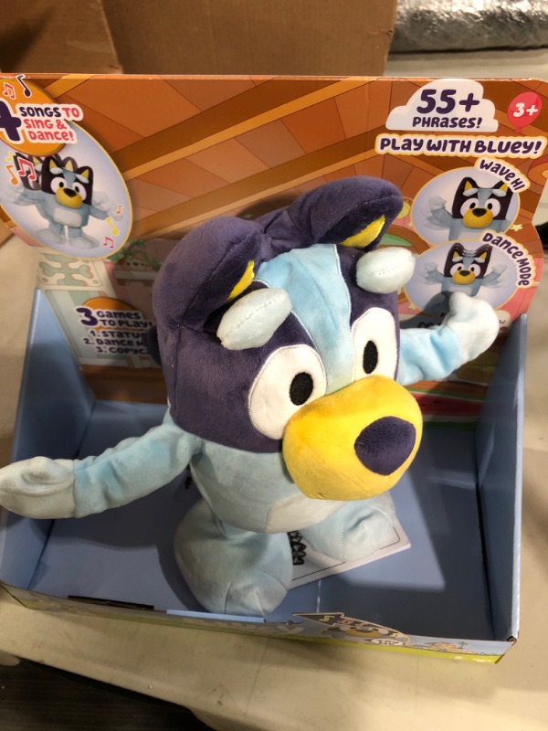 Photo 2 of (NOT FUNCTIONAL)Bluey Dance and Play 14" Animated Plush | Over 55 Phrases and Songs, Multicolor