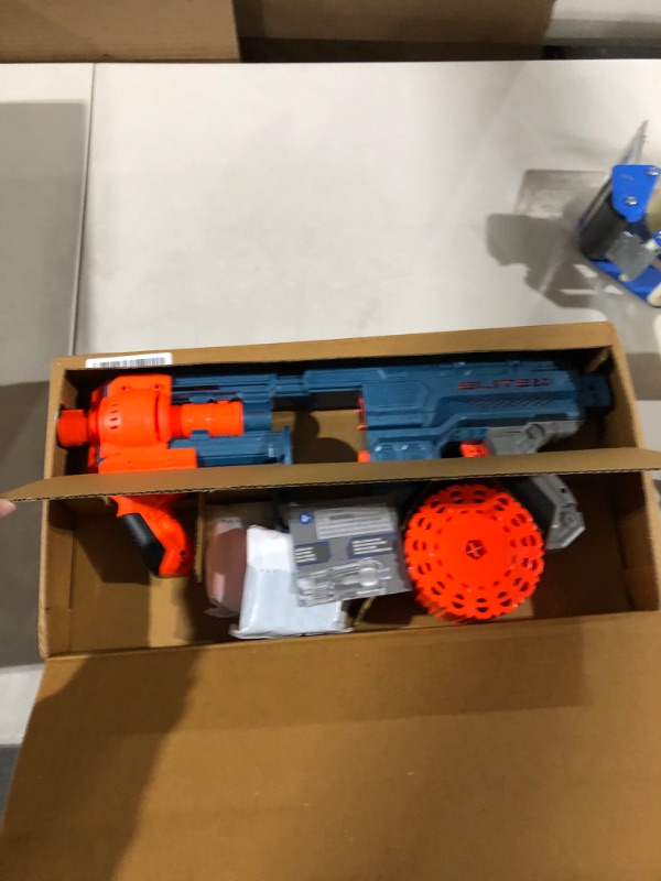 Photo 3 of **NEW** NERF Elite 2.0 Shockwave RD-15 Blaster, 30 Darts, 15-Dart Rotating Drum