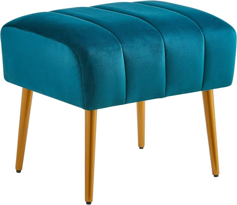 Photo 1 of *SEE NOTES*** Ball & Cast Upholstered Velvet Ottoman