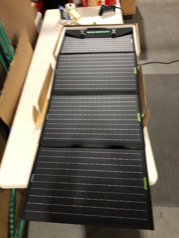 Photo 5 of *SEE NOTES** ECO-WORTHY 100W Foldable Solar Panel Kit with Adjustable Kickstand for Power Station 