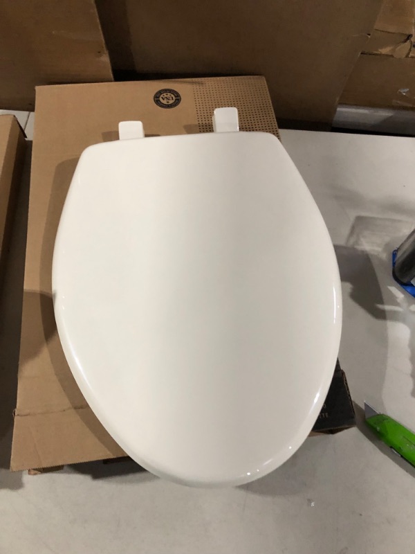 Photo 2 of *BRAND NEW**2 COUNT** BEMIS 7300SLEC 346 Toilet Seat  ELONGATED, Biscuit/Linen 