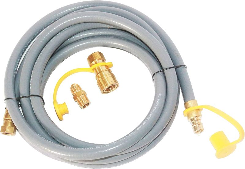 Photo 1 of 12 Feet 3/8 ID Natural Propane/Natural Gas Hose with 3/8" 