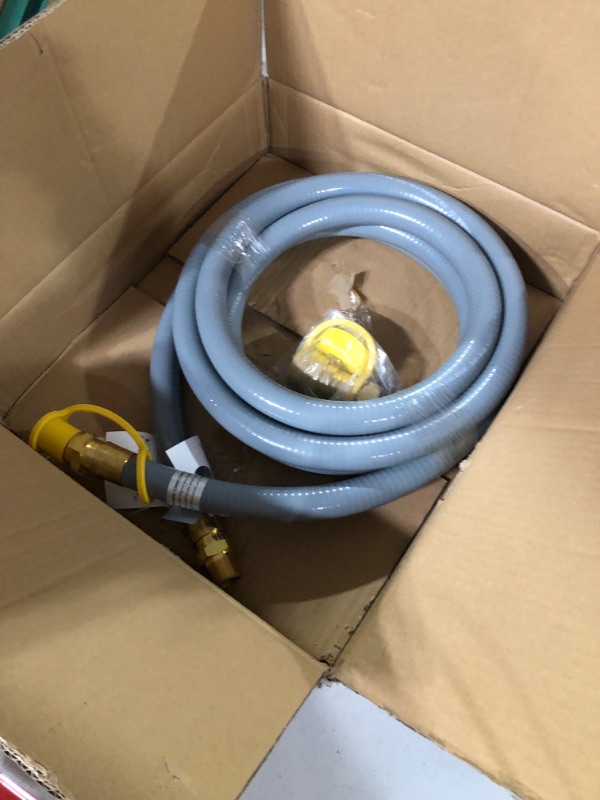 Photo 2 of 12 Feet 3/8 ID Natural Propane/Natural Gas Hose with 3/8" 