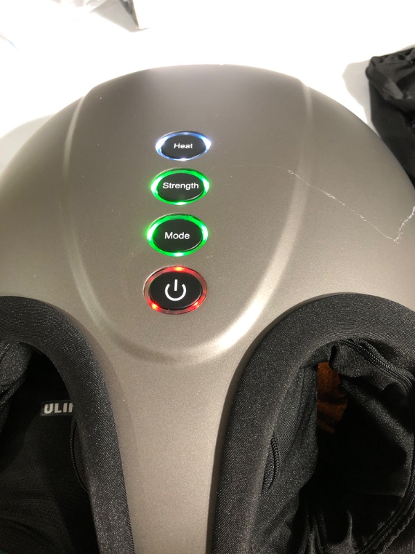 Photo 1 of ** SEE NOTES**Breo Foot Massager Machine with Heat, Shiatsu Deep Tissue Kneading, Rolling Massage 