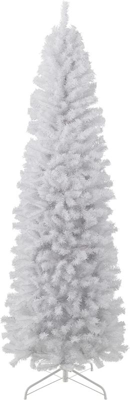 Photo 1 of 6ft White Pencil Christmas Tree