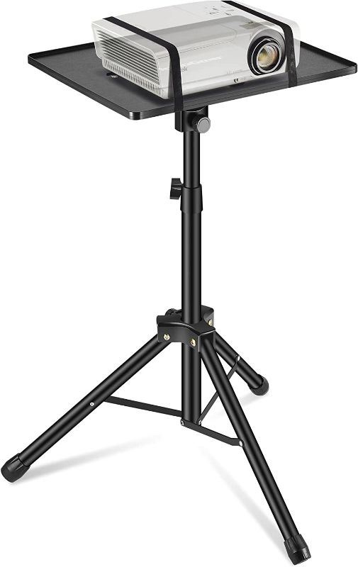 Photo 2 of Projector Tripod Stand, Foldable Laptop Rod Adjustable Height 17.5 to 48 Inch