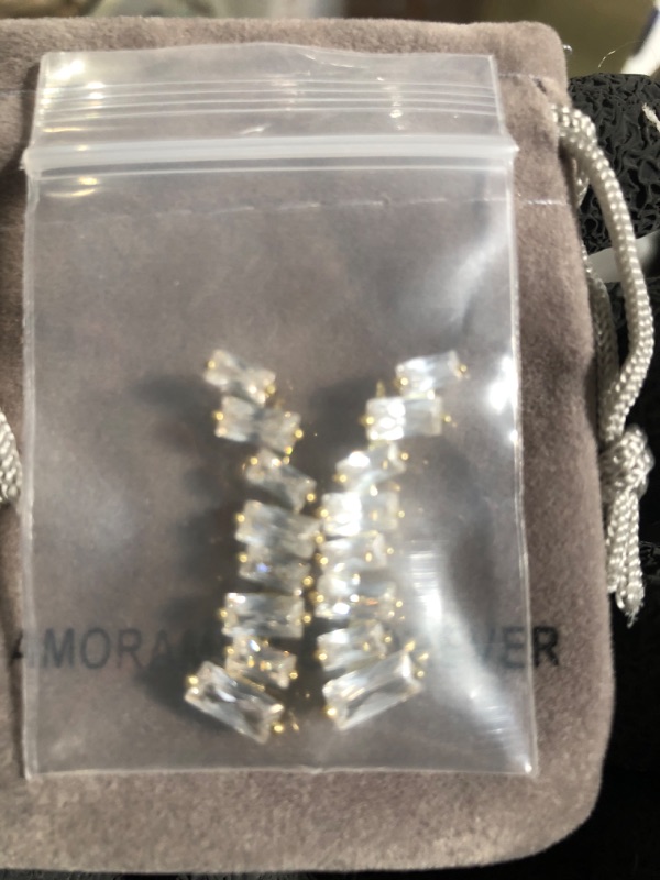 Photo 2 of AMORAMOR & FOREVER 14K Gold Ear Climber Cuffs Crawler 