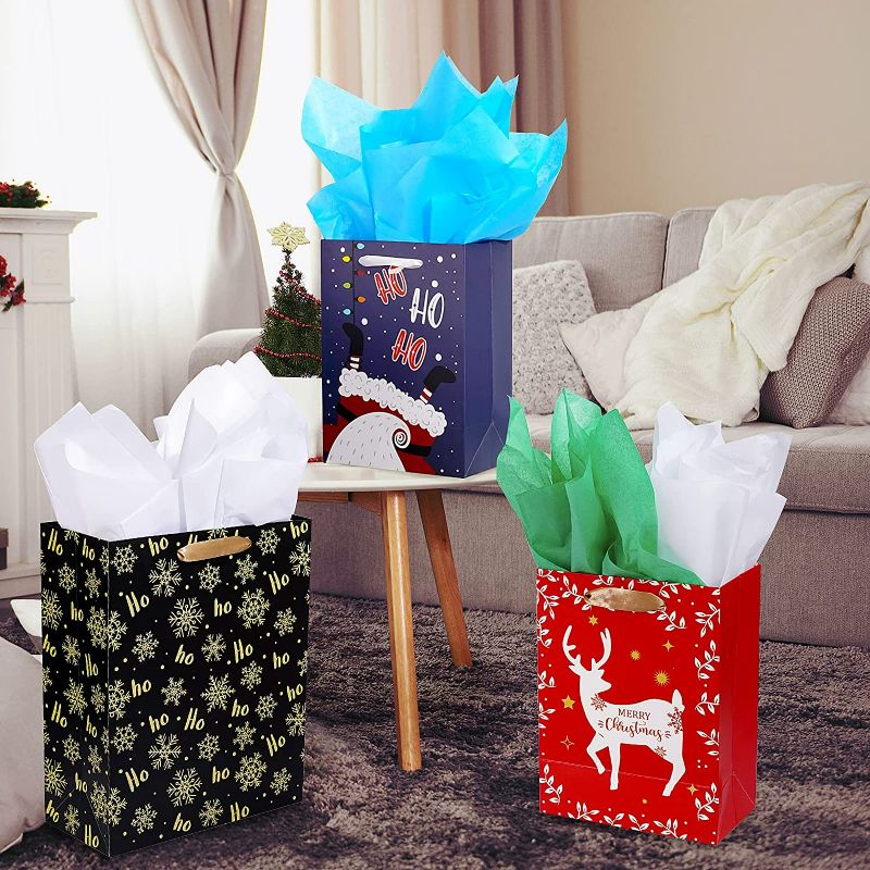 Photo 1 of  Christmas Gift Bags Assorted Sizes