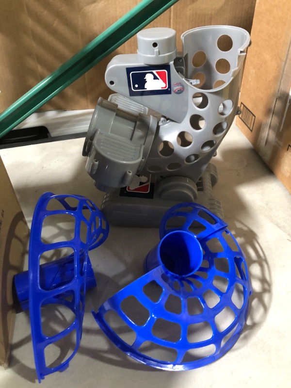 Photo 2 of Franklin Sports MLB Electronic Baseball Pitching Machine – Height Adjustable – Ball Pitches Every 7 Seconds Pitching Machine (Includes 6 Balls)