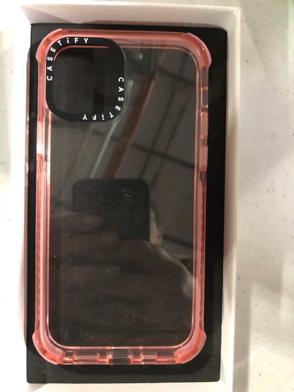 Photo 1 of 
CASETiFY Ultra Impact Case for iPhone 12 Pro Max- Pink Clear