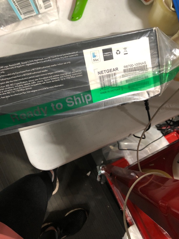 Photo 2 of NETGEAR Nighthawk Smart Wi-Fi Router, R6700 - AC1750 Wireless Speed Up to 1750 Mbps | Up to 1500 Sq Ft Coverage & 25 Devices | 4 x 1G Ethernet and 1 x 3.0 USB Ports | Armor Security