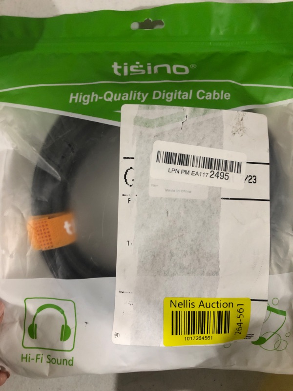 Photo 2 of tisino XLR Female to 1/4 Inch (6.35mm) TRS Jack Lead Balanced Signal Interconnect Cable XLR to Quarter inch Patch Cable - 6.6 Feet