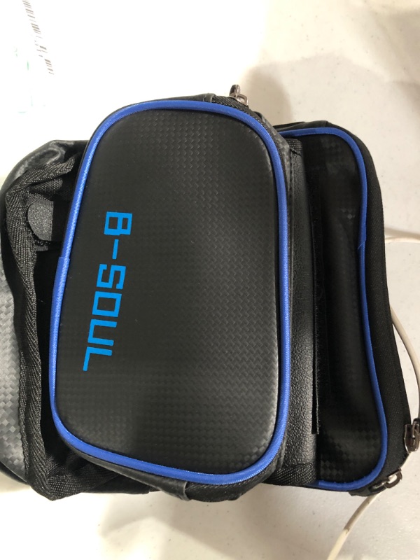 Photo 3 of AIXIN B-Soul Bike Tube Frame Bag Saddle Bag Touchscreen Phone Bag 6.2Inch Cellphone Bicycle Riding Bag Waterproof Blue