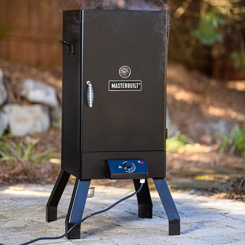 Photo 1 of 
Masterbuilt MB20077618 Analog Electric Smoker with 2 Smoking Racks, 30 inch