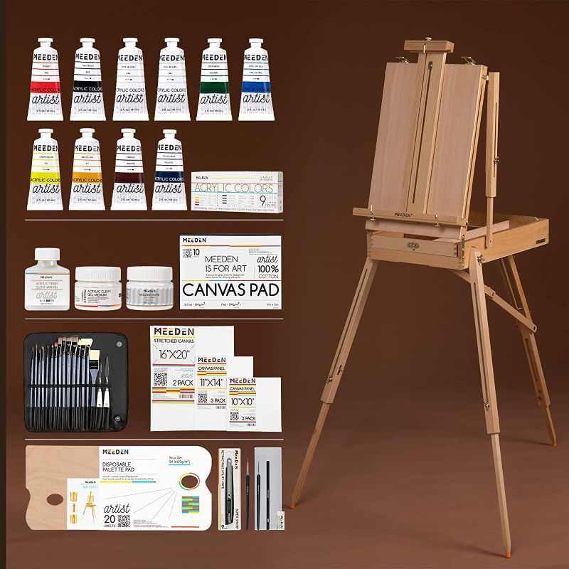 Photo 1 of 
MEEDEN Professional Artist Acrylic Painting Set