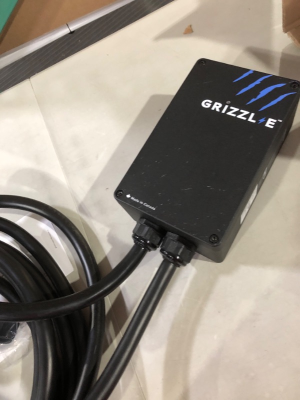 Photo 2 of Grizzl-E New Level 2 Smart EV Charger, 16/24/32/40 Amp, NEMA 06-50/14-50 Plug, 24 feet Premium, Indoor/Outdoor Car Charging Station (Black, NEMA 14-50)