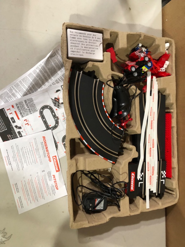 Photo 2 of Carrera GO!!! Build 'N Race 62529 Racing Set 3.6 Electric Powered Slot Car Racing Kids Toy Blocks Race Track Set Includes 2 Hand Controllers and 2 Cars in 1:43 Scale