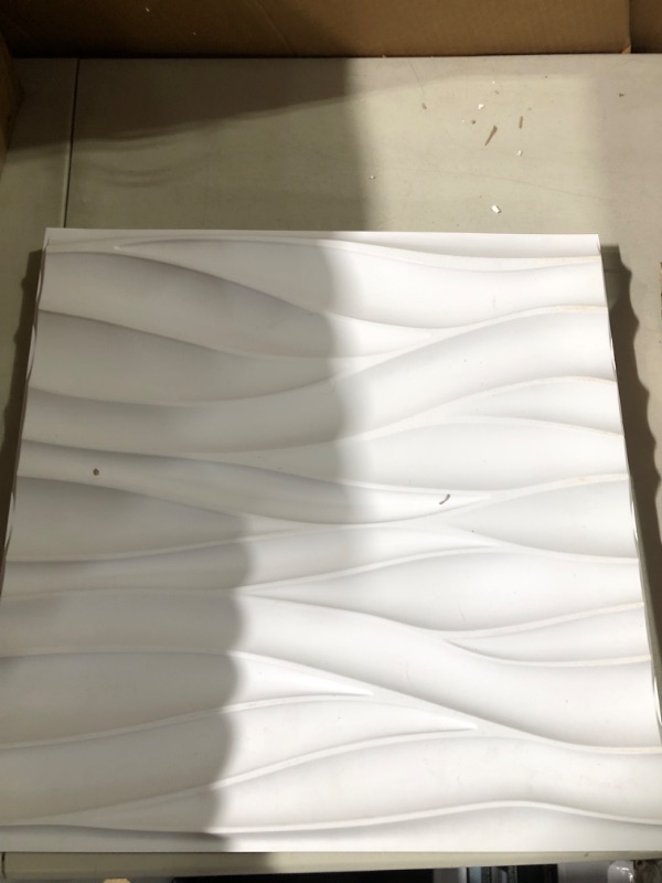 Photo 1 of [USED] Art3d A10046 3D Wall Panels, White