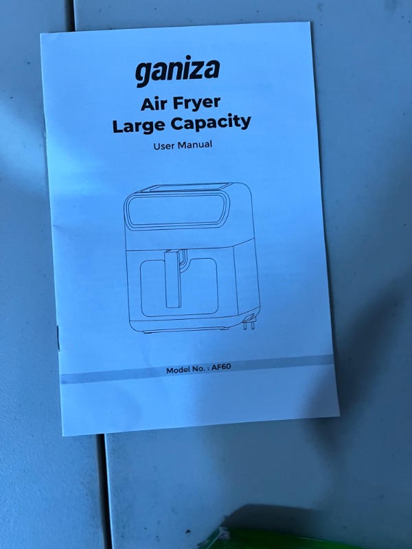 Photo 1 of Air Fryers Oven, GANIZA 6 Quart Air Fryer- Black