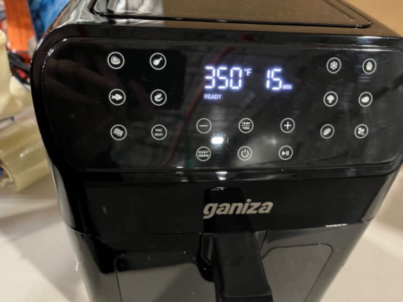 Photo 1 of Air Fryers Oven, GANIZA 6 Quart Air Fryer- Black