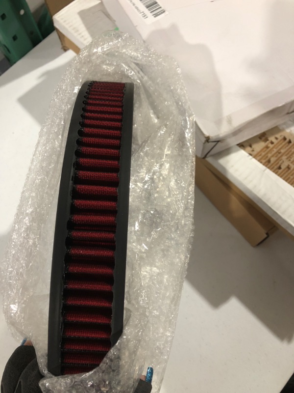 Photo 1 of DEMOTOR PERFORMANCE Reusable Filter Element for 14" Round x 2" Tall Washable Air Cleaner 14" x 2"