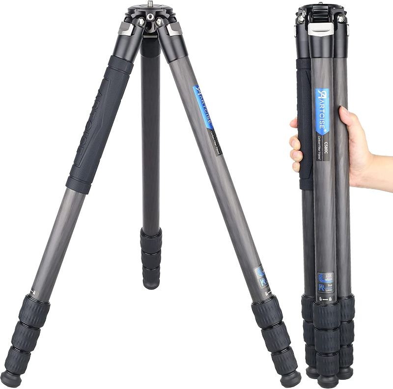 Photo 1 of Carbon Fiber Camera Tripod Travel Tripod ARTCISE Heavy Duty Camera Tripod